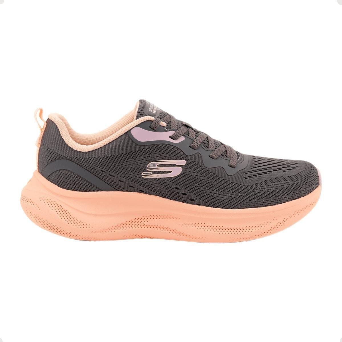 Tenis Skechers Esportivo Chumbo em promoção na Netshoes!