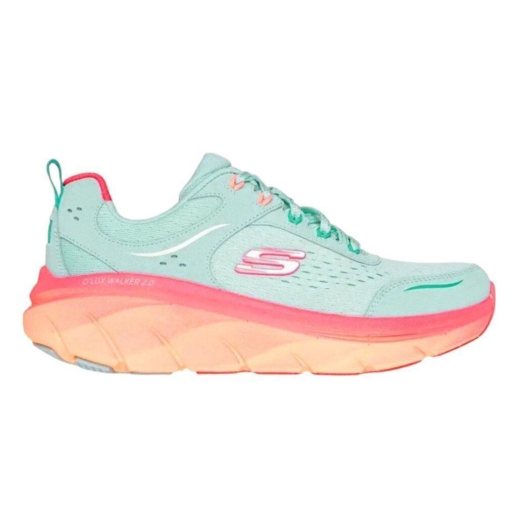 Tênis Skechers Dlux Walker 2.0 Neon Sites Feminino - Azul 39