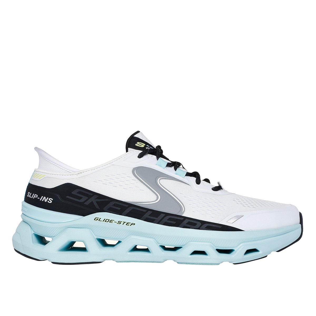 Tênis Skechers Glide-Step Altus Masculino - Branco+Azul | Netshoes