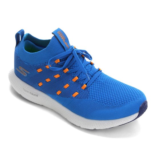 Tênis Skechers Go Run 7 Masculino - Azul+Laranja é ruim? Tênis Skechers Go Run 7 Masculino - Azul+Laranja é boa?