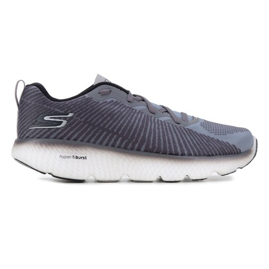 Tênis Skechers Go Run Maxroad 4+ Masculino - Cinza+Preto Menor preço em Tênis Skechers Go Run Maxroad 4+ Masculino - Cinza+Preto