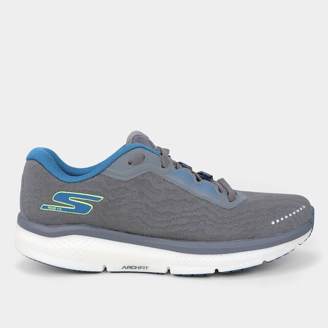 Tênis Skechers Go Run Ride 10 Masculino - Cinza | Netshoes