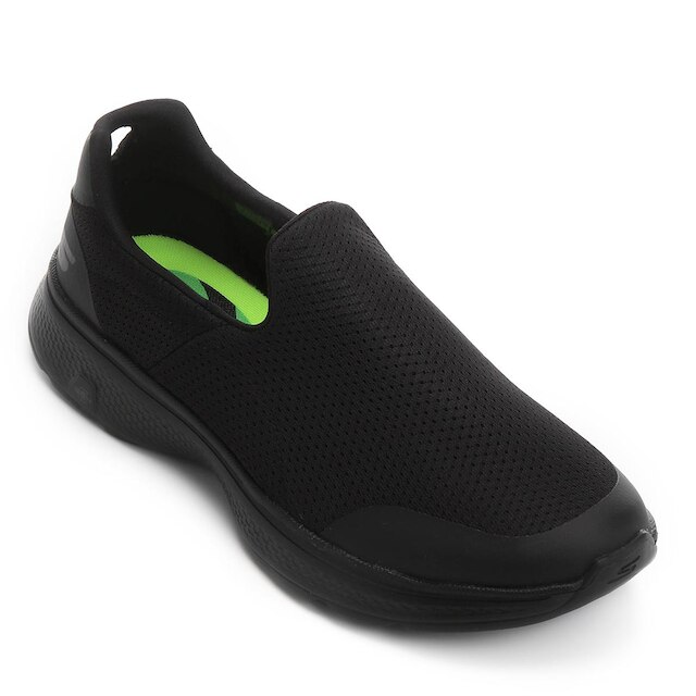 Tênis Skechers Go Walk 4 - Incredible - Preto Menor preço em Tênis Skechers Go Walk 4 - Incredible - Preto