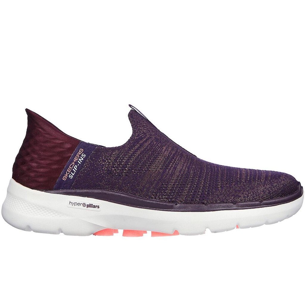 Tênis Skechers Go Walk 6 Fabulous View Feminino Uva