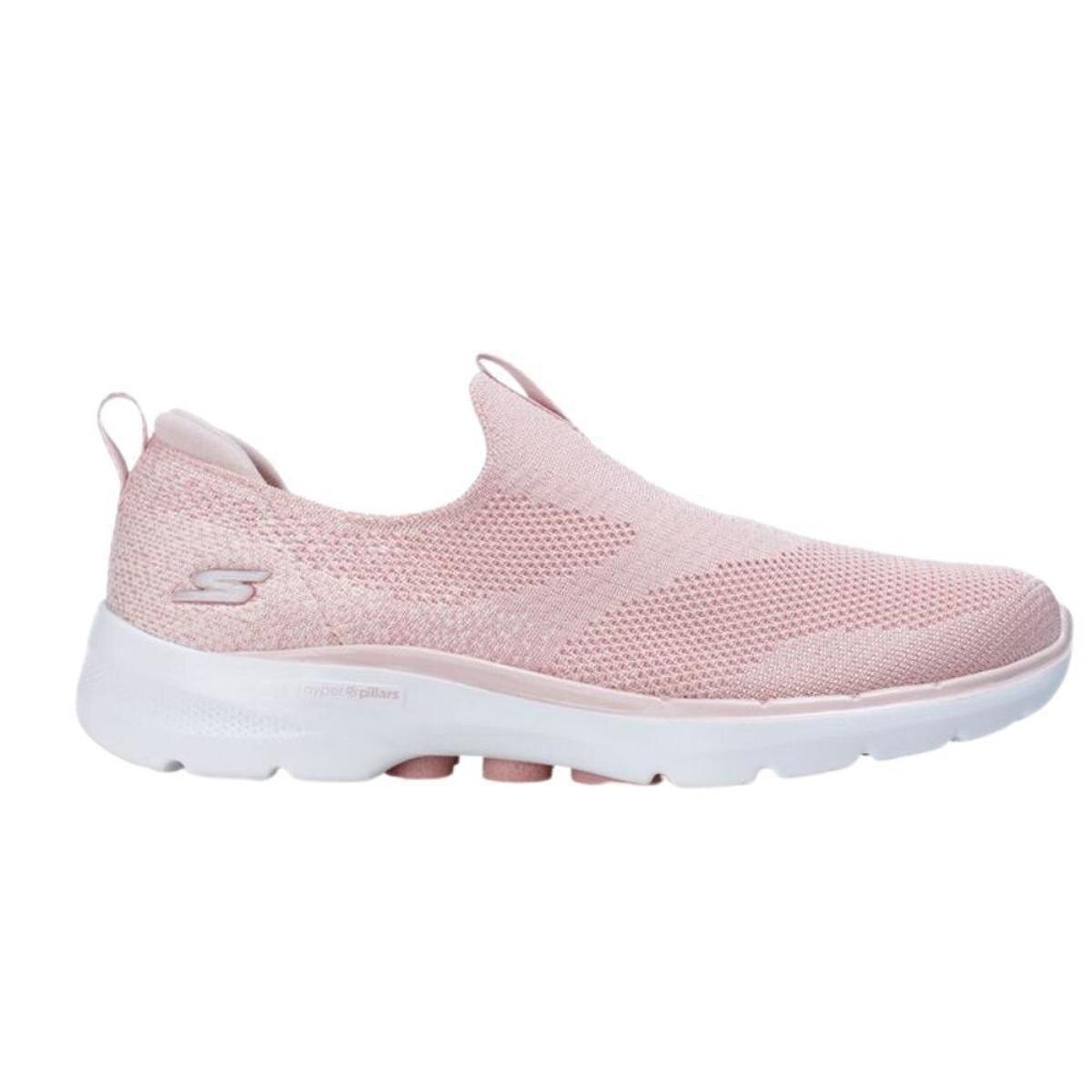Tênis Skechers Go Walk 6 Glimmering Feminino Menor preço em Tênis Skechers Go Walk 6 Glimmering Feminino