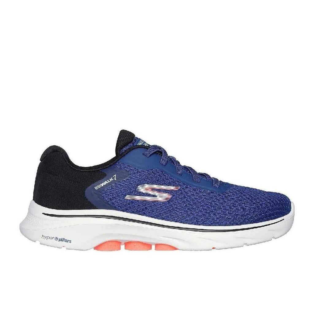 Tênis Skechers Go Walk 7 - The Construct - Azul escuro