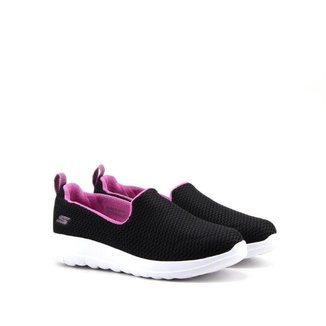 Tênis Skechers Go Walk Joy Infantil Preto Preto/Pink