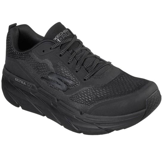 Tênis Skechers GOrun Max Cushioning Premier Vantag Masculino - Preto Menor preço em Tênis Skechers GOrun Max Cushioning Premier Vantag Masculino - Preto