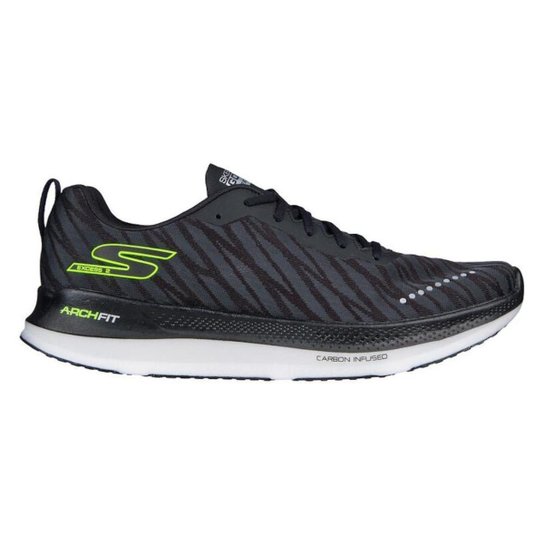Tênis Skechers GoRun Razor Excess 2 Masculino - Preto Menor preço em Tênis Skechers GoRun Razor Excess 2 Masculino - Preto