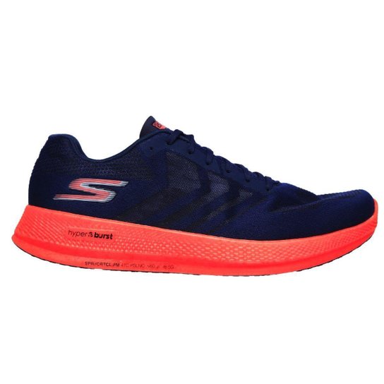 Tênis Skechers GOrun Razor + Plus Masculino - Azul+Vermelho Menor preço em Tênis Skechers GOrun Razor + Plus Masculino - Azul+Vermelho