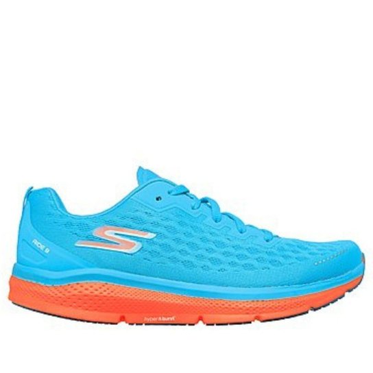 Tênis Skechers GOrun Ride 9 Masculino - Azul Menor preço em Tênis Skechers GOrun Ride 9 Masculino - Azul