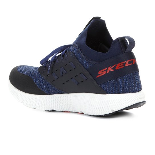 Tênis Skechers Horizon Masculino - Azul Royal+Vermelho