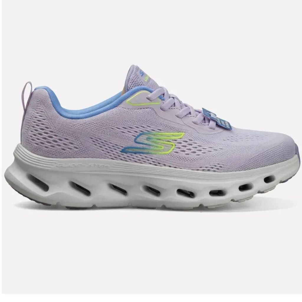 Tenis Skechers Lavanda Feminino Original 125145