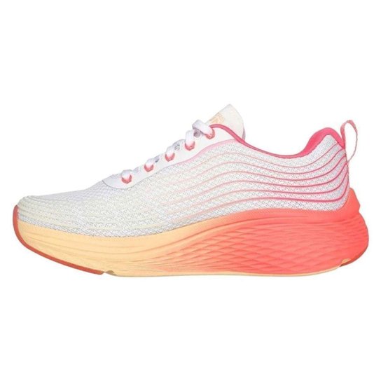 Tênis Skechers Max Cushioning Elite 2.0 Feminino  - Branco e Laranja 34