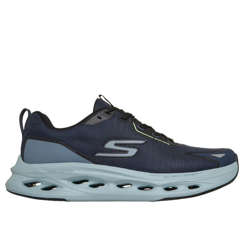 Tênis Skechers Max Cushioning Glide Step Azul Marinho Masculino