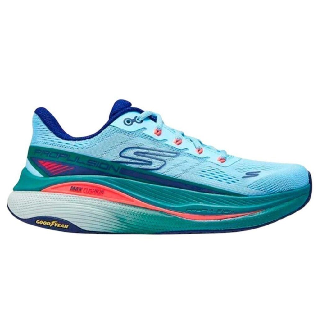Tênis Skechers Max Cushioning Propulsion Feminino - Azul 34