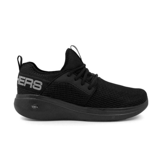 TENIS SKECHERS RUNNING GO RUN FAST VALOR 85400L/BBK PRETO - Preto Menor preço em TENIS SKECHERS RUNNING GO RUN FAST VALOR 85400L/BBK PRETO - Preto