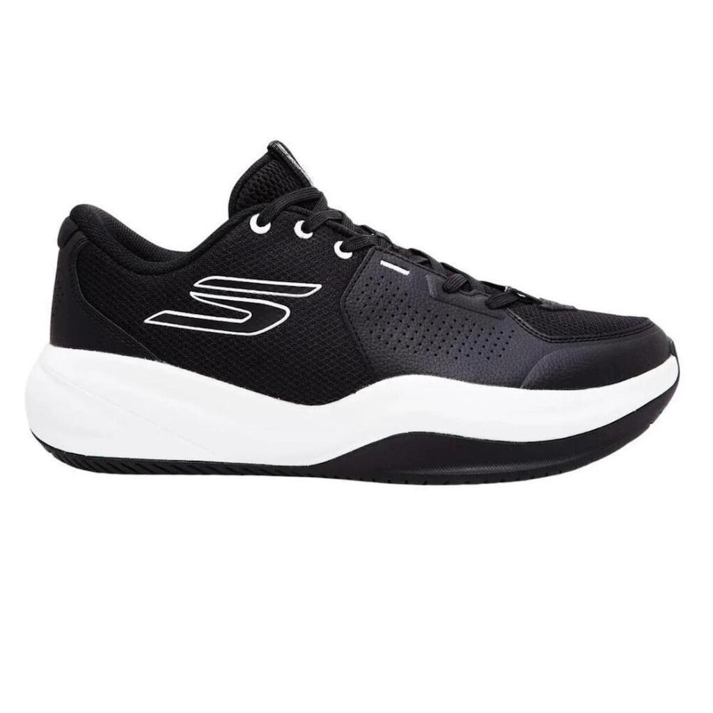 Tênis Skechers Skx League Gbm-253011 Preto Branco