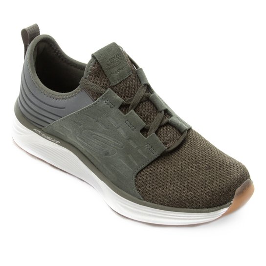 Tênis Skechers Skyline- Silsher Masculino - Verde escuro Menor preço em Tênis Skechers Skyline- Silsher Masculino - Verde escuro