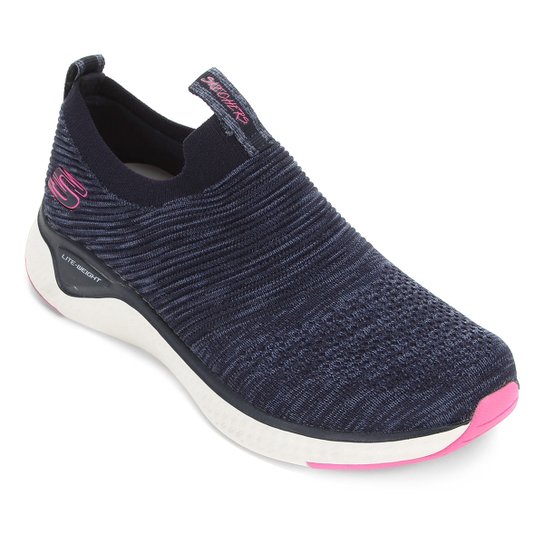 Tênis Skechers Solar Fuse Lite Joy Feminino - Azul Escuro