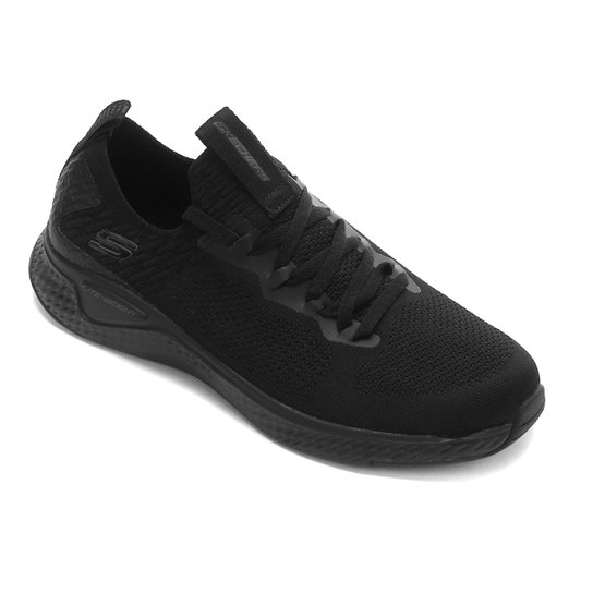 Tênis Skechers Solar Fuse Valedge Masculino - Preto Menor preço em Tênis Skechers Solar Fuse Valedge Masculino - Preto