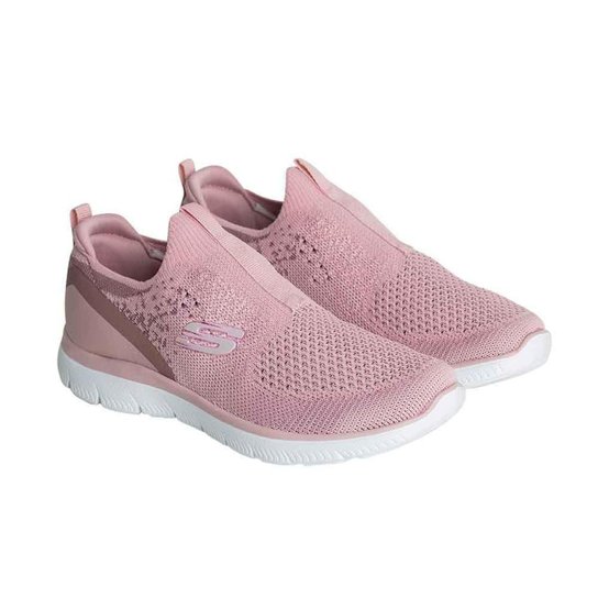 Tênis Skechers Summits Daily Flourish Feminino - Rose - Rosê Menor preço em Tênis Skechers Summits Daily Flourish Feminino - Rose - Rosê