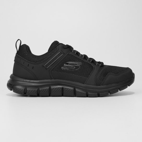 Tênis Skechers Track Knockhill Masculino - Preto Menor preço em Tênis Skechers Track Knockhill Masculino - Preto