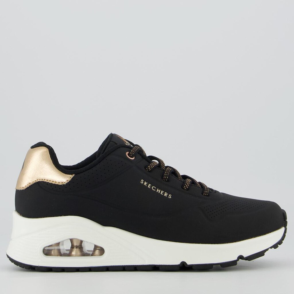 Tênis Skechers Uno Air Feminino Preto