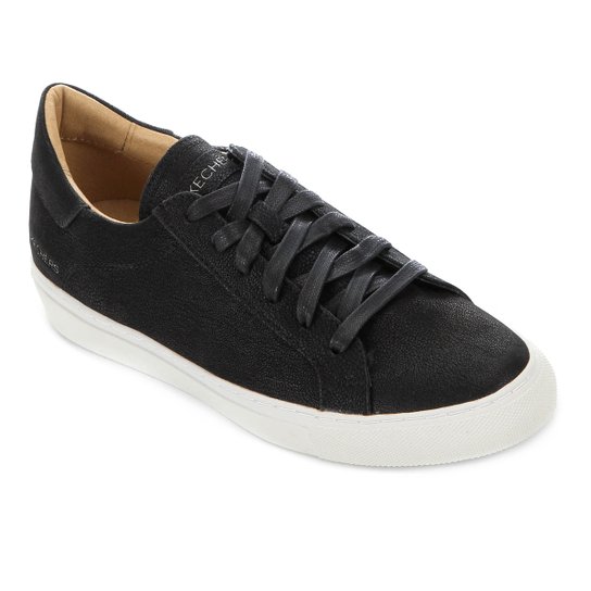 Tênis Skechers Vaso - Vivir Feminino - Preto