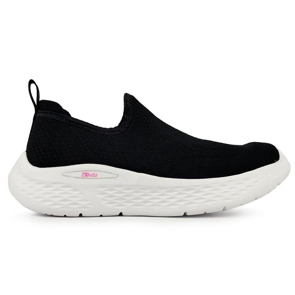 Tênis Slip On Actvitta Academia Calce Fácil Leve 4845 100