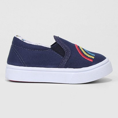 Tênis Slip On Bebê Fatal Blossom Cano Baixo - Unissex