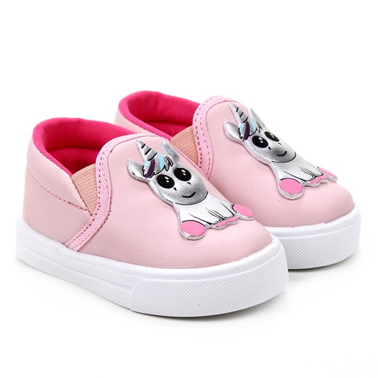 Tênis Slip On Bebê Kurz Napa Unicórnio Menina - Rosa é ruim? Tênis Slip On Bebê Kurz Napa Unicórnio Menina - Rosa é boa?