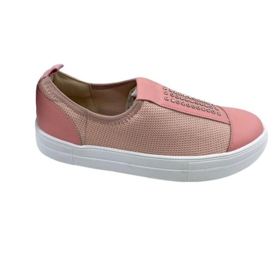 Tênis Slip On Bebecê Casual Feminino - Ref.: T2141-790 - Rosa Menor preço em Tênis Slip On Bebecê Casual Feminino - Ref.: T2141-790 - Rosa