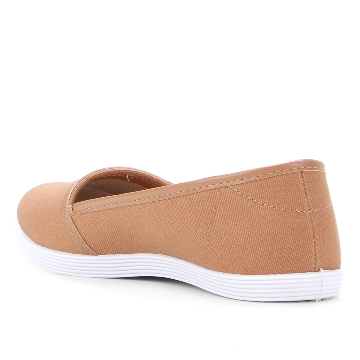 Tênis Slip On Beira Rio Liso Feminino - Caramelo | Netshoes