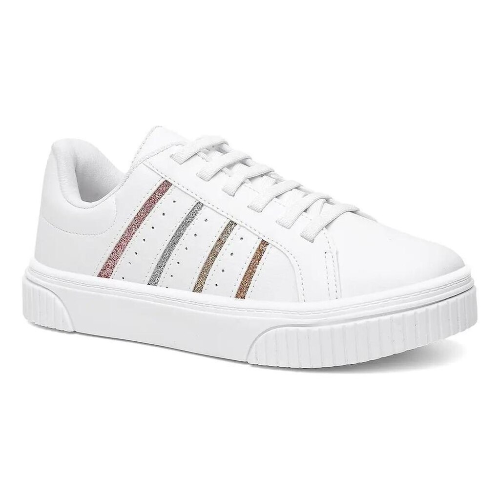 Tenis Slip On Branco Glitter Godiva 333958