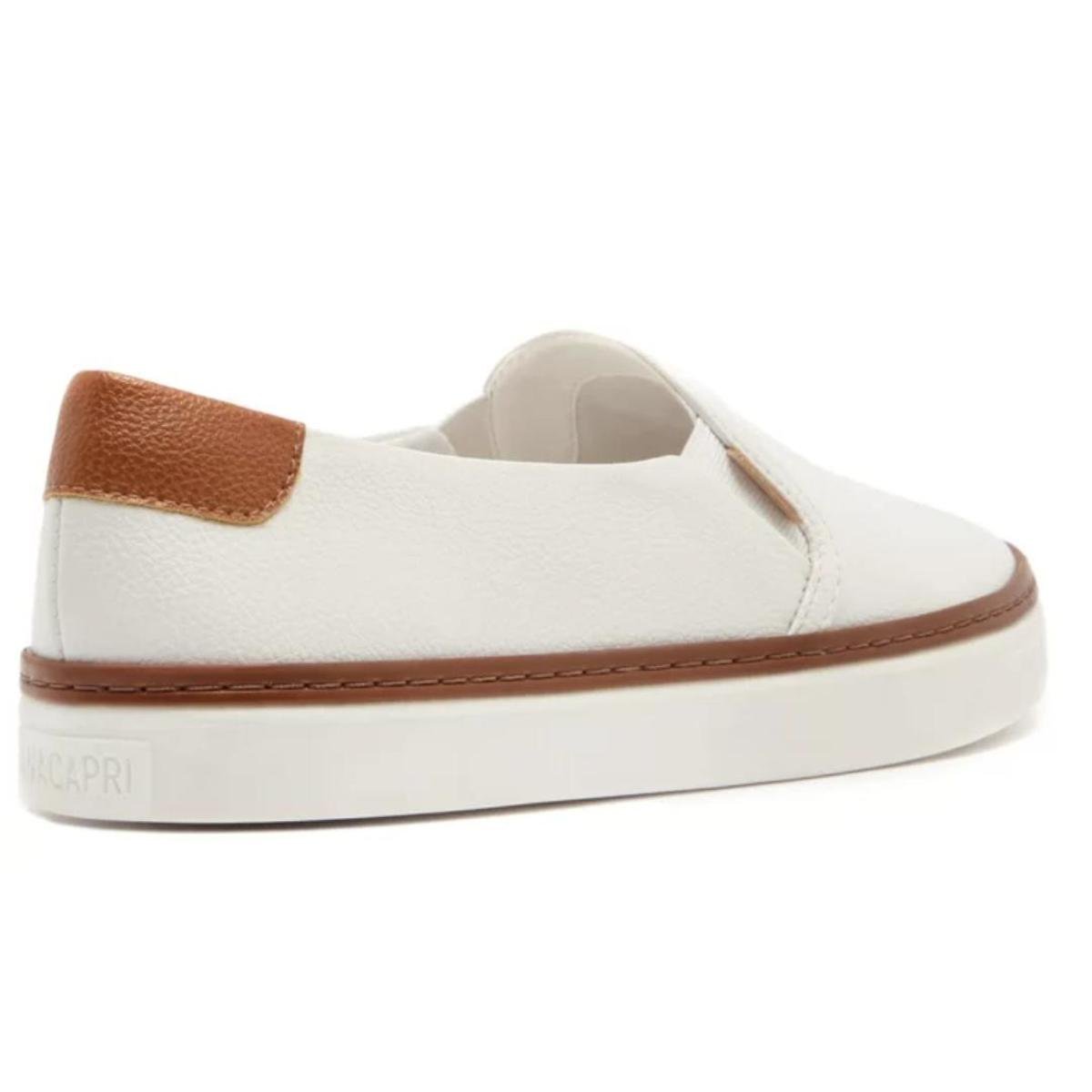 Tênis Branco Paula Slip On Anacapri - meiasola