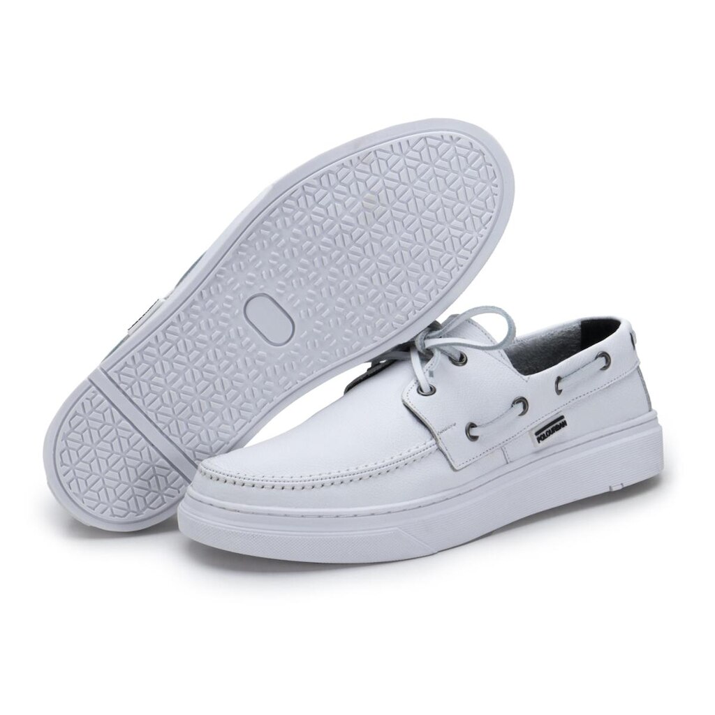 Tênis Slip On Calce Facil Masculino Couro Casual PU Original