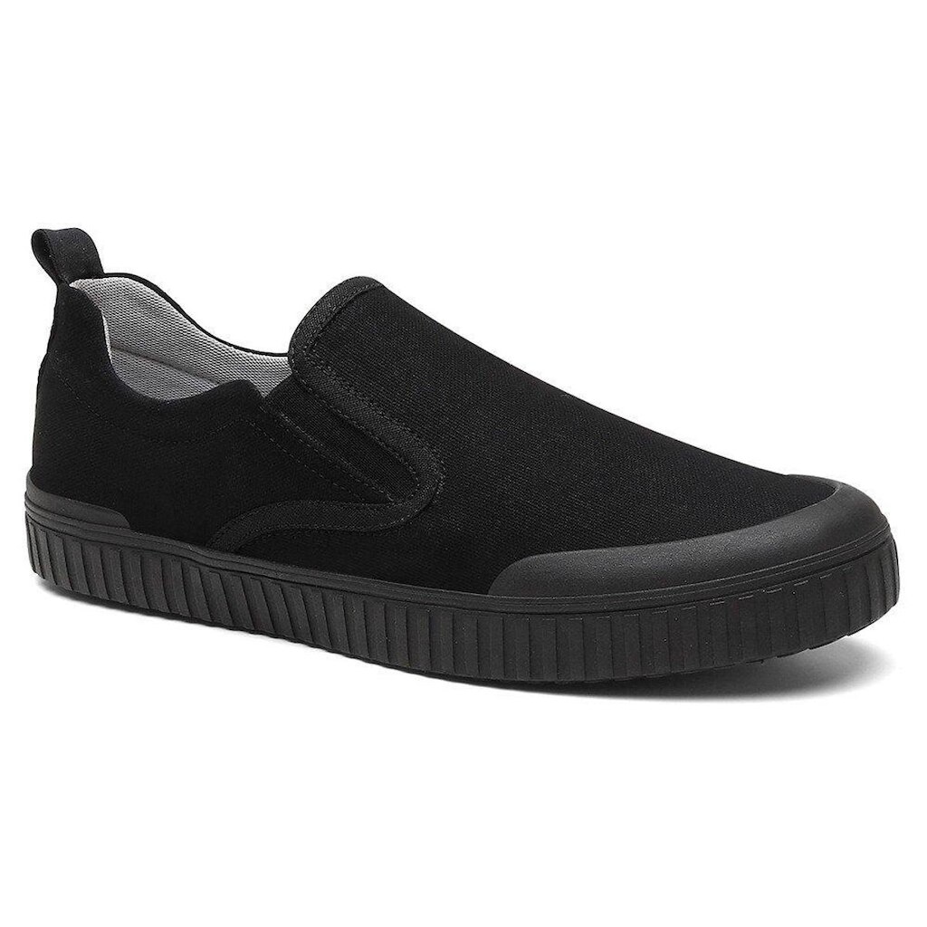 Tenis Slip On Centuria Lona Preto