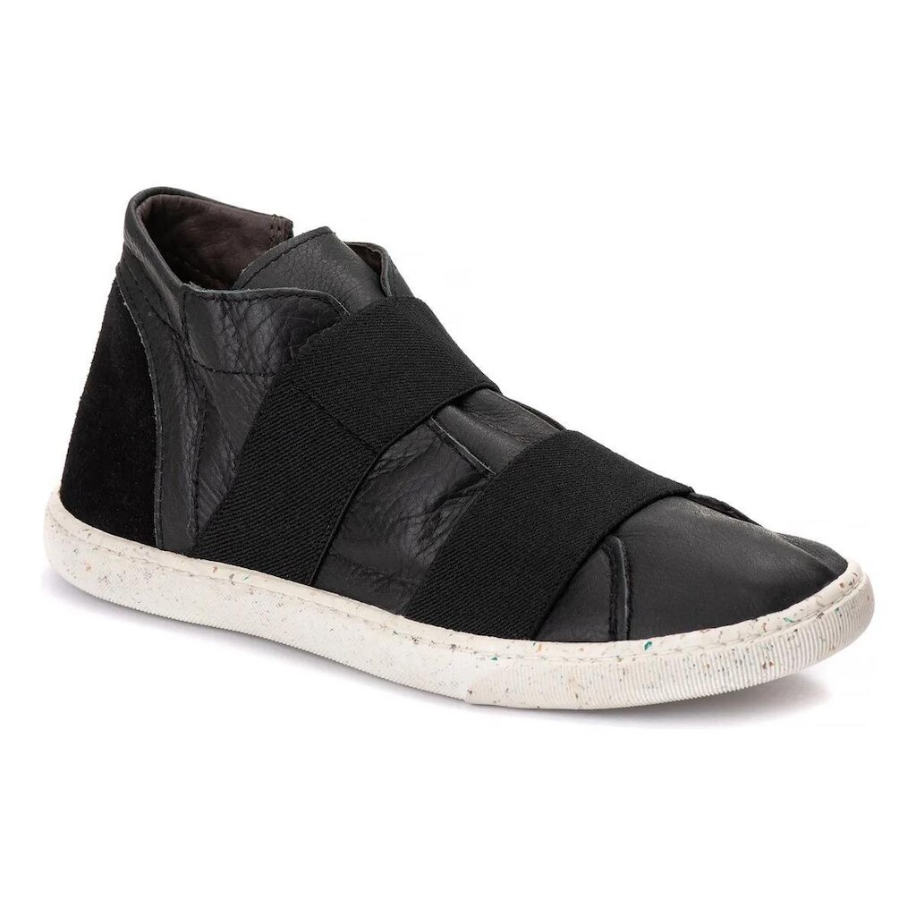 Tênis Slip On  Couro Largo Palmilha Anatômica