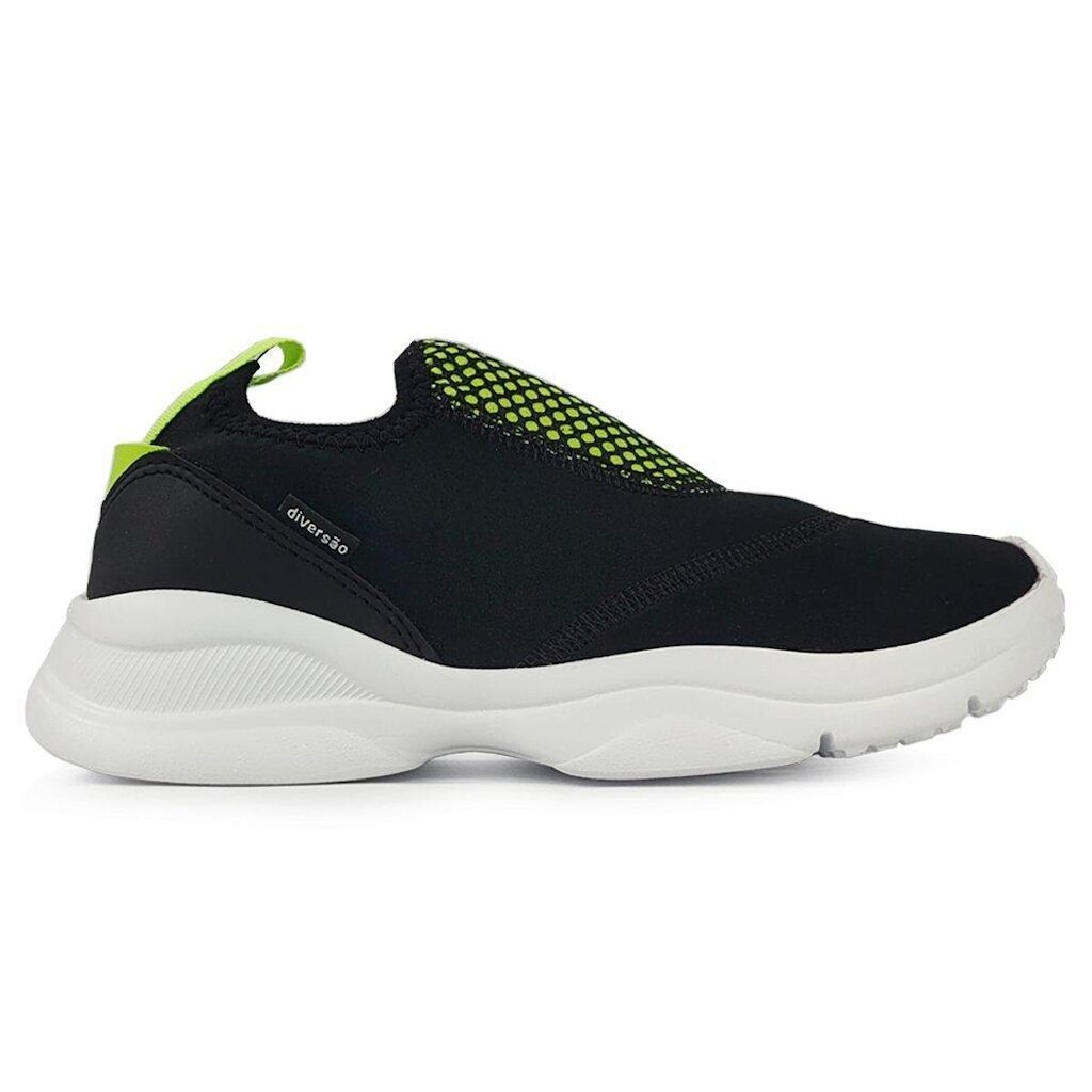 Tênis Slip On Diversão Calce Fácil Leve Infantil DI2349