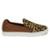 Tênis Slip On Feminino Bottero Couro Casual - Onça