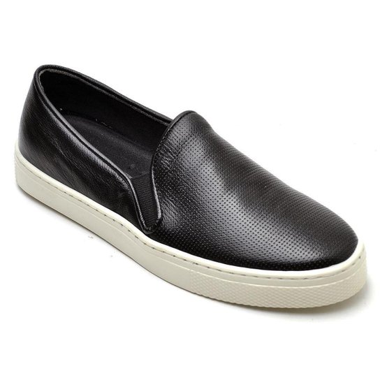 Tênis Slip On Tenis Preto Feminino Confortavel Tênis Casual