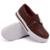 Tenis Slip On Feminino Detalhe Tira com Aplicação Brilho e Sola Alta Reta - Vinho