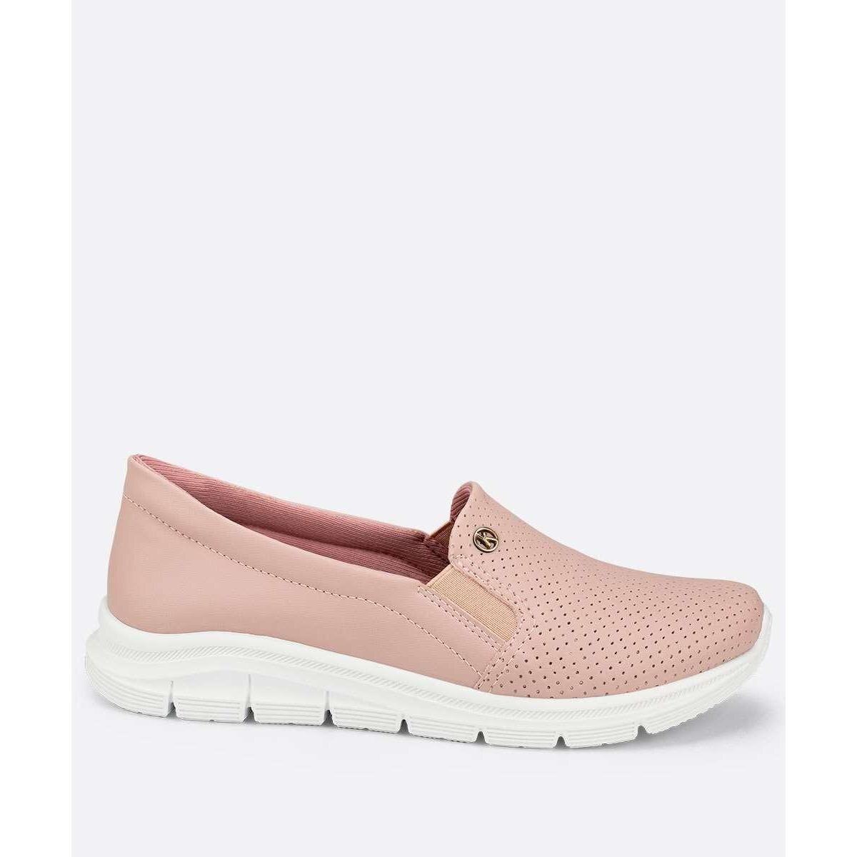 Tênis Slip On Feminino Recorte Laser Kolosh - 10049332285 - Rosa | Netshoes