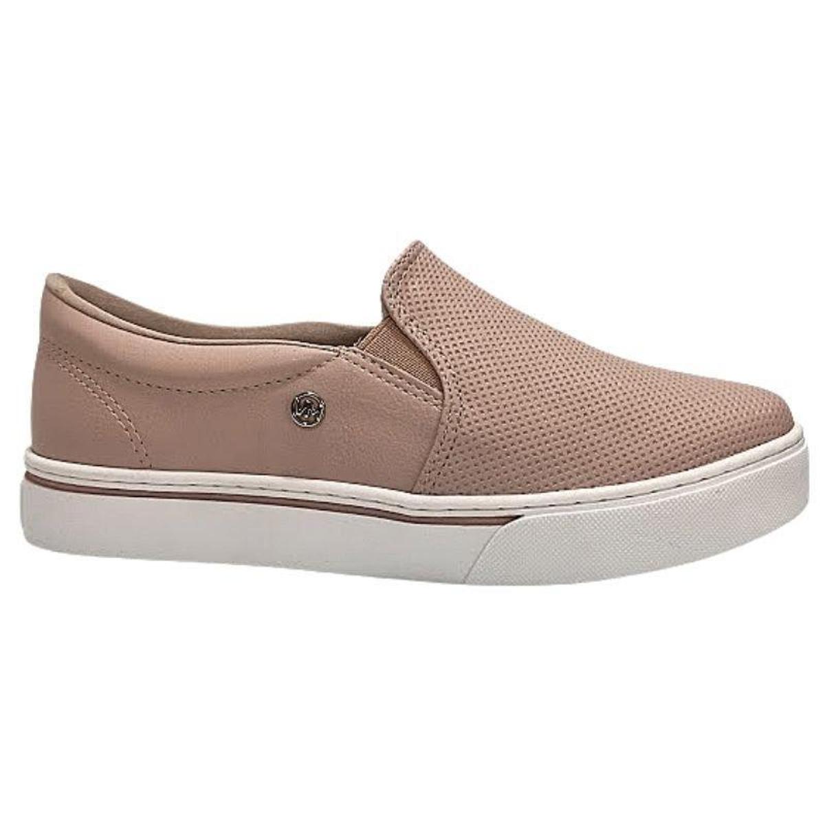 Tênis Slip-On Feminino Via Marte 21-11303 - Rose Gold | Netshoes