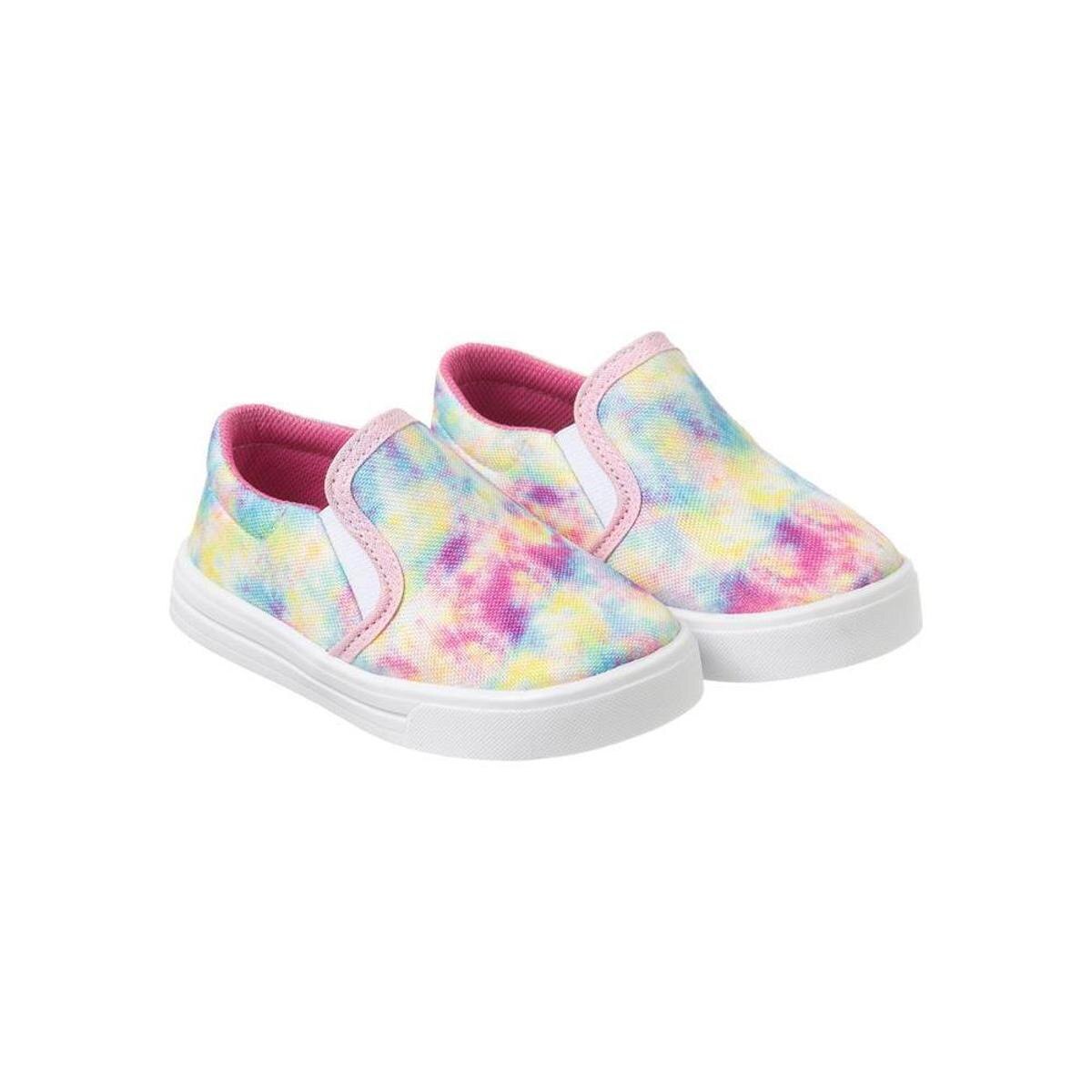 Tênis Slip On Infantil Menina Tie Dye Dia a Dia Macio Leve - Azul+Rosa |  Netshoes