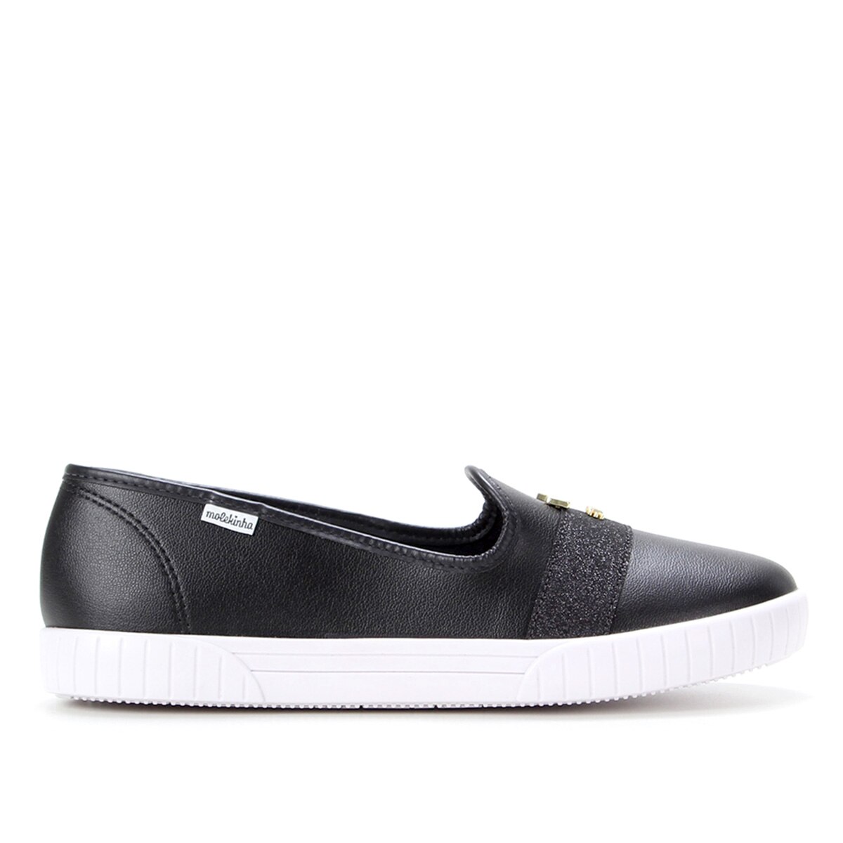 Tênis Slip On Infantil Molekinha Brilho Feminino Menor preço em Tênis Slip On Infantil Molekinha Brilho Feminino