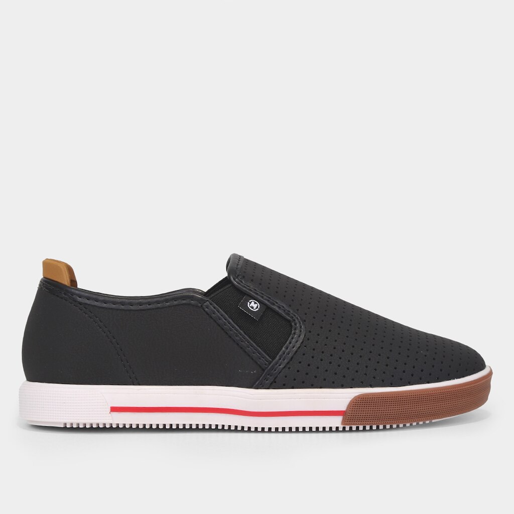 Tênis Slip On Infantil Molekinho Cano Baixo Casual Menino