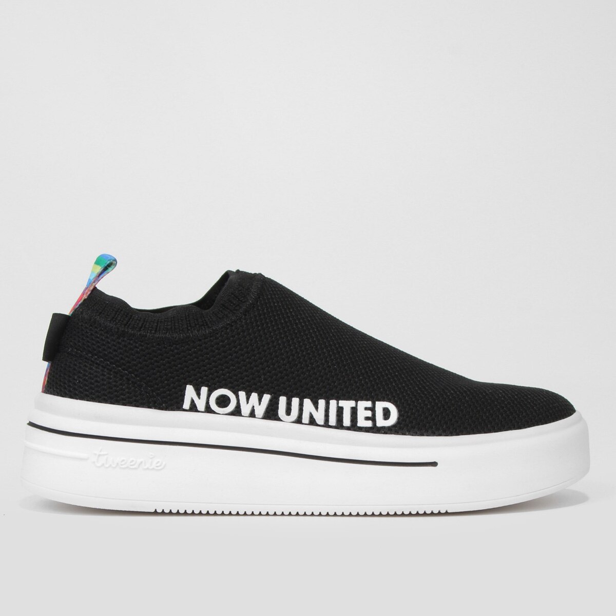 Tênis Slip On Infantil Pampili Now United Menina - Preto | Netshoes
