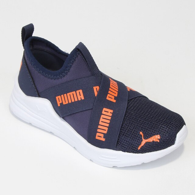 Tênis Slip On Infantil Puma Wired Run